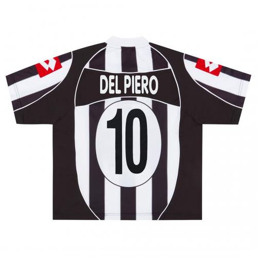 Del Piero #10 Juventus Retro Home Jersey 2002/03
