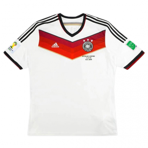Germany GÖTZE #19 Retro Jersey Home Replica World Cup 2014