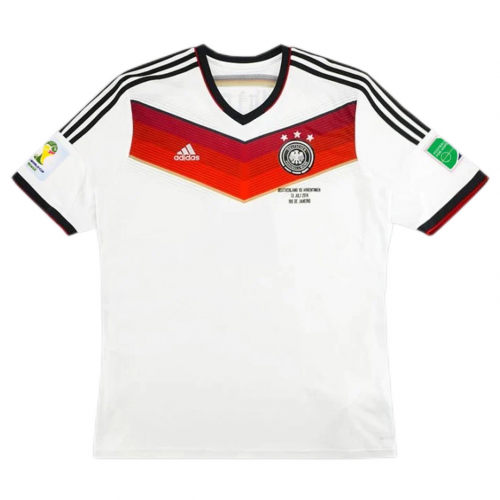 Germany GÖTZE #19 Retro Jersey Home World Cup 2014