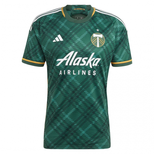 Portland Timbers Home Jersey Portland Plaid Kit Player Version 2023