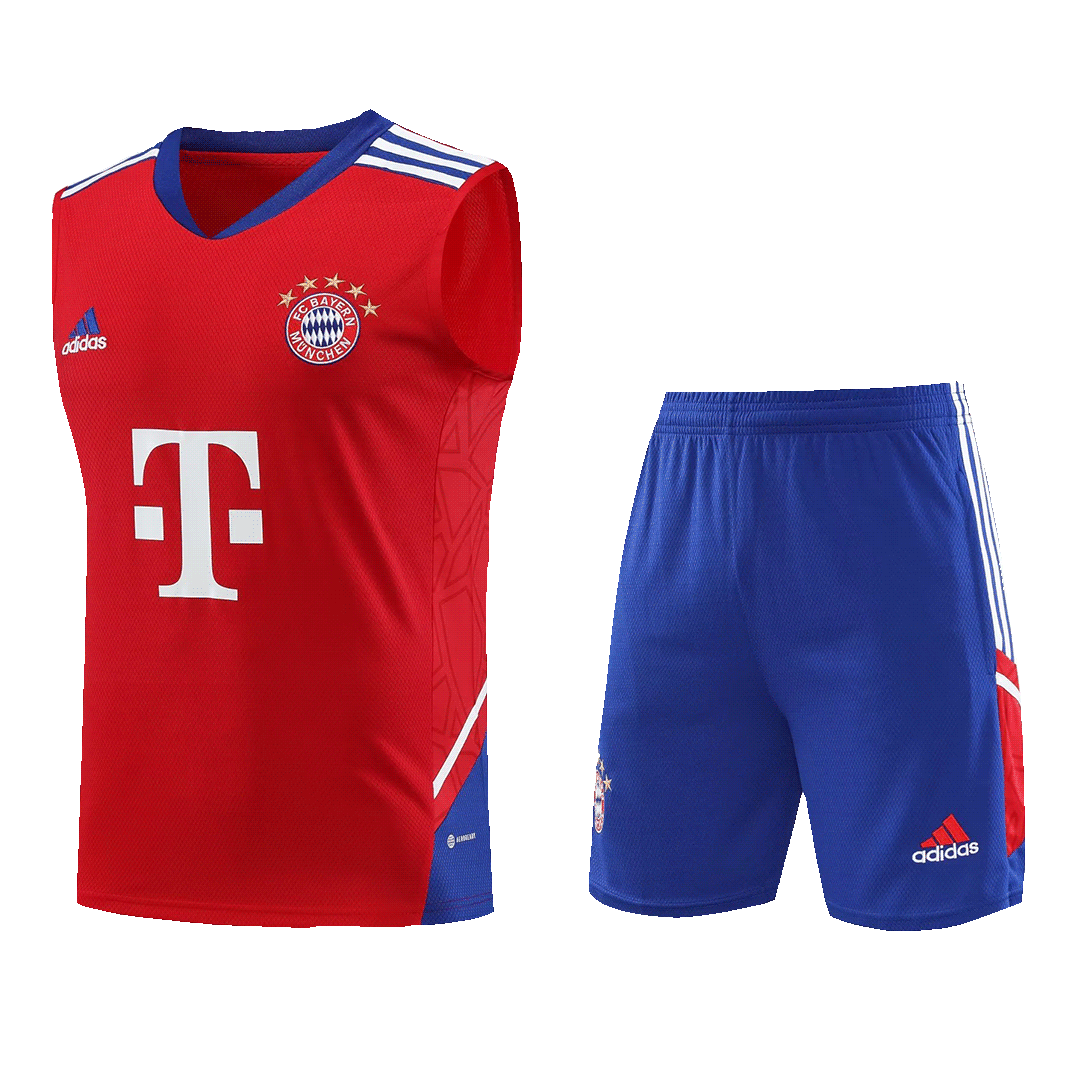 Bayern Munich Sleeveless Training Kit Red 2023/24