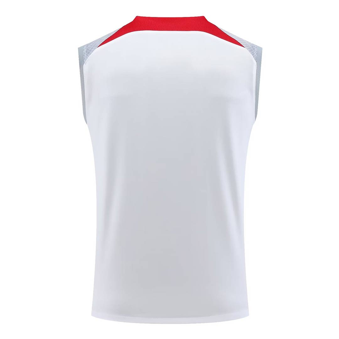 Liverpool Sleeveless Training Kit White 2023/24