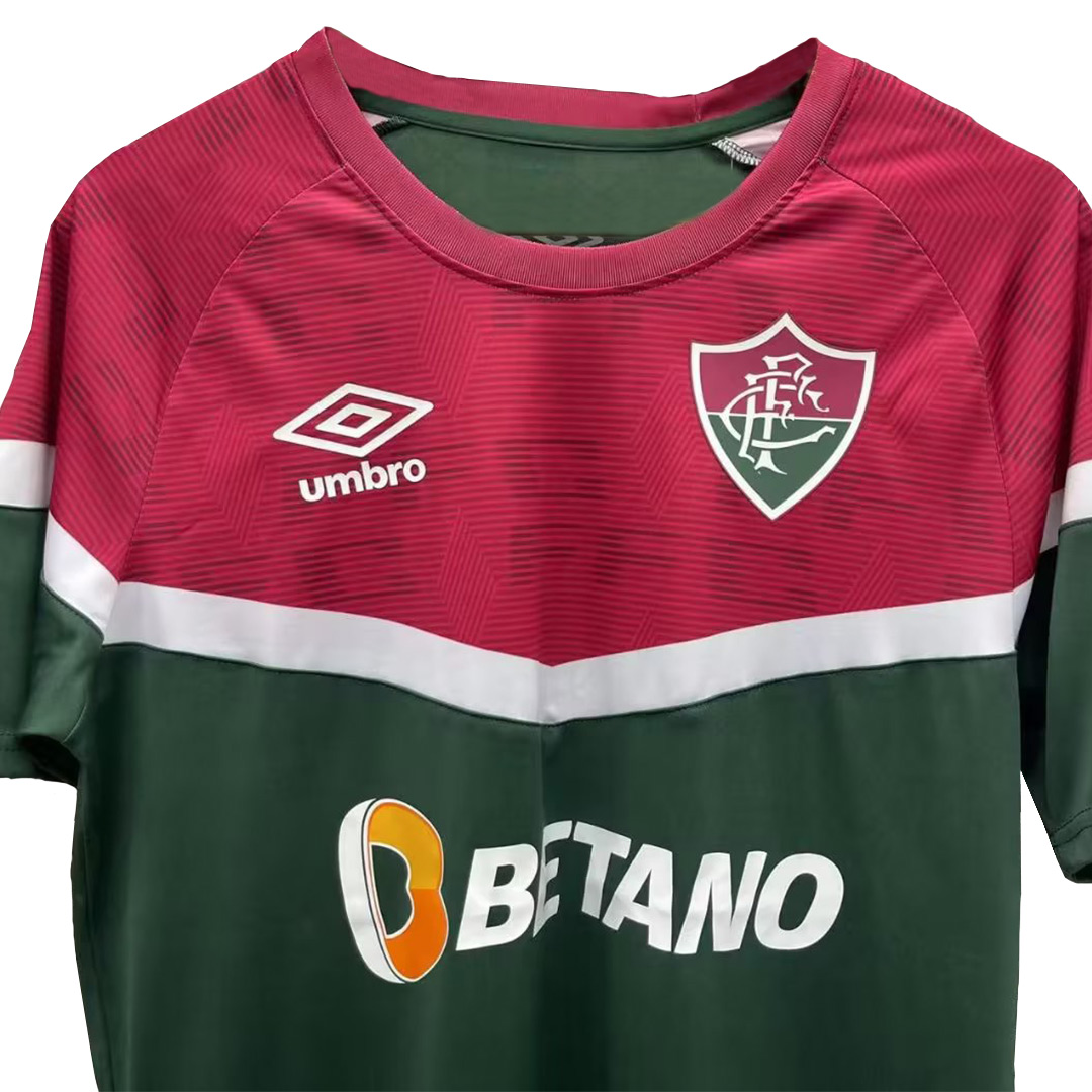 Fluminense FC Pre-Match Jersey Red&Green Replica 2023/24