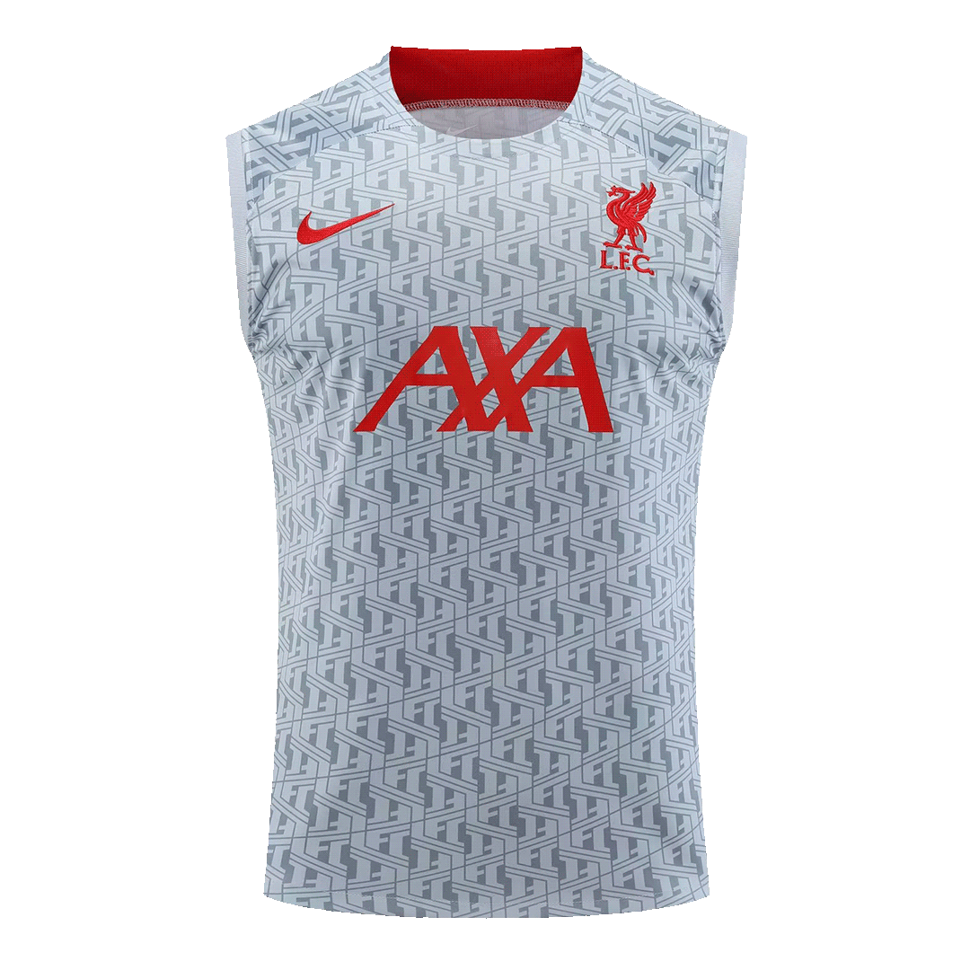 Liverpool Sleeveless Training Kit (Top+Shorts) Gray 2023/24