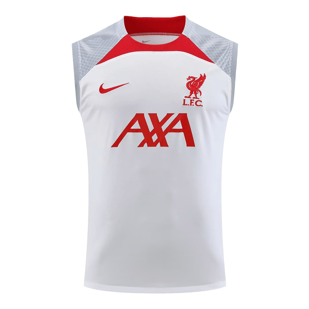 Liverpool Sleeveless Training Kit White 2023/24