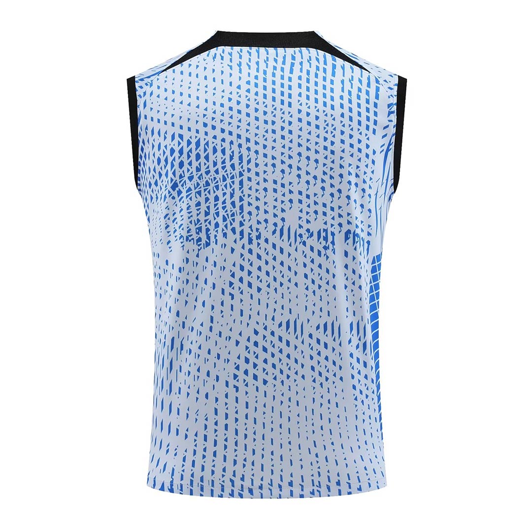 Liverpool Sleeveless Training Kit White&Blue 2023/24