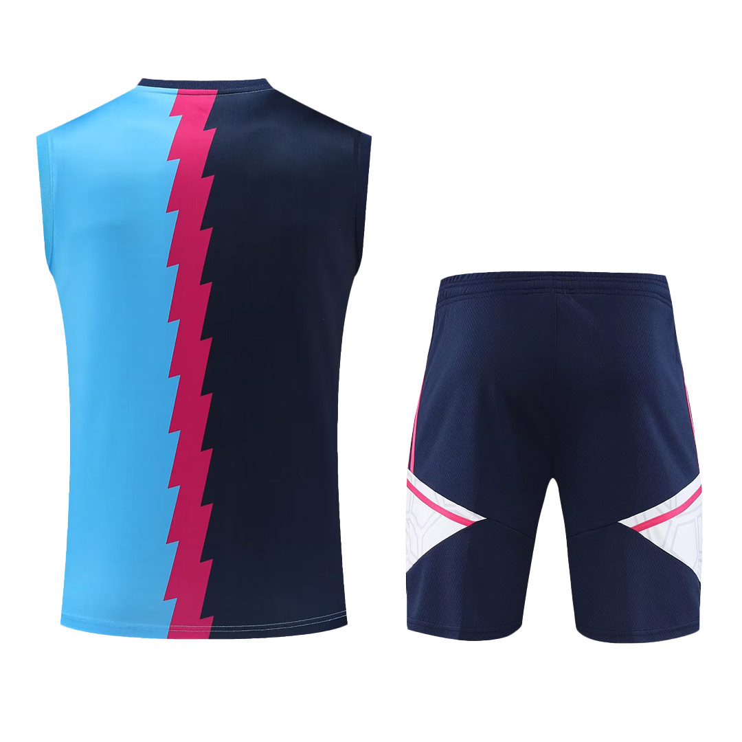 Arsenal Sleeveless Training Kit (Top+Shorts) Navy&Blue 2022/23