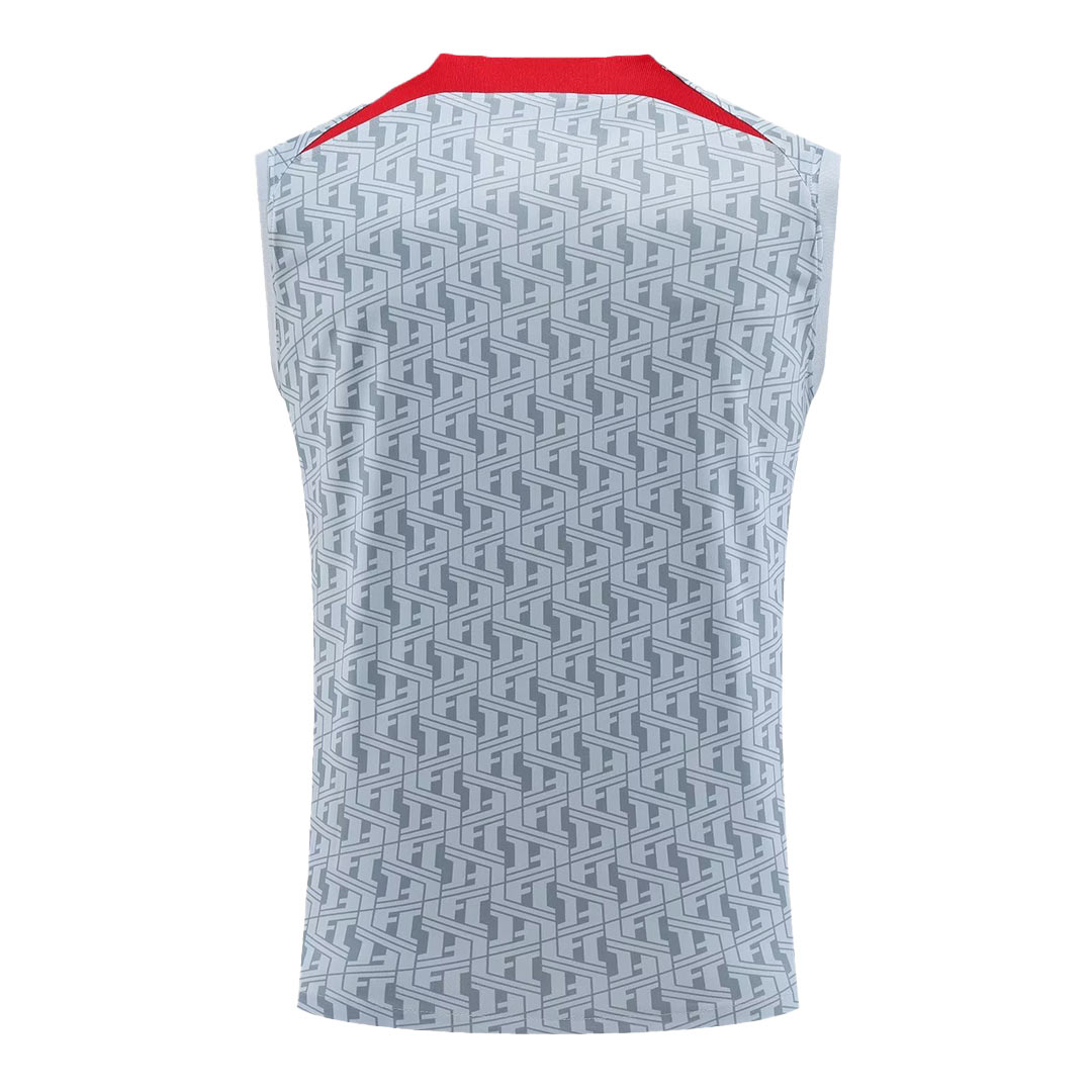 Liverpool Sleeveless Training Kit (Top+Shorts) Gray 2023/24