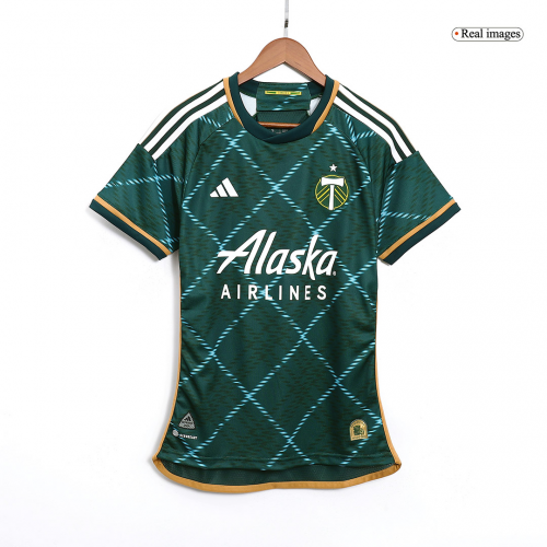 Portland Timbers Home Jersey Portland Plaid Kit Player Version 2023