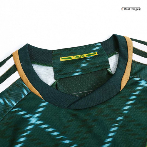 Portland Timbers Home Jersey Portland Plaid Kit Player Version 2023