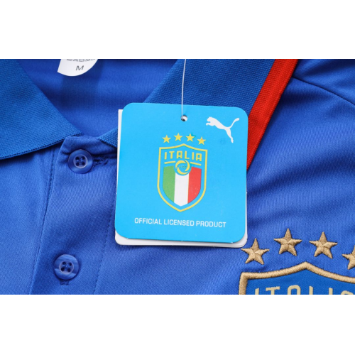 Italy Polo Shirt Blue 2022/23