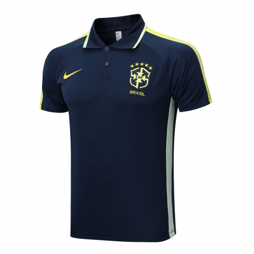 Brazil Polo Shirt Navy 2022/23