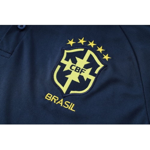 Brazil Polo Shirt Navy 2022/23