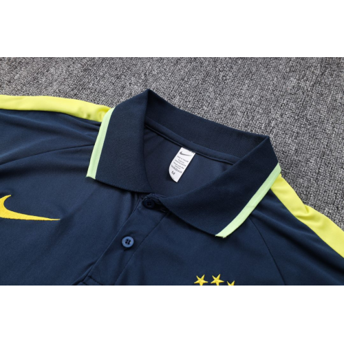 Brazil Polo Shirt Navy 2022/23