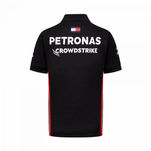 Mercedes AMG Petronas F1 Racing Team Polo - Black 2023