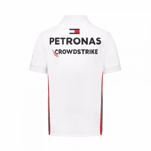 Mercedes AMG Petronas F1 Racing Team Polo - White 2023