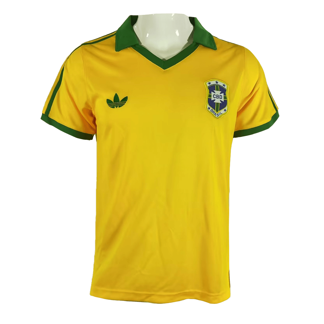 Retro Brazil Home Jersey 1977