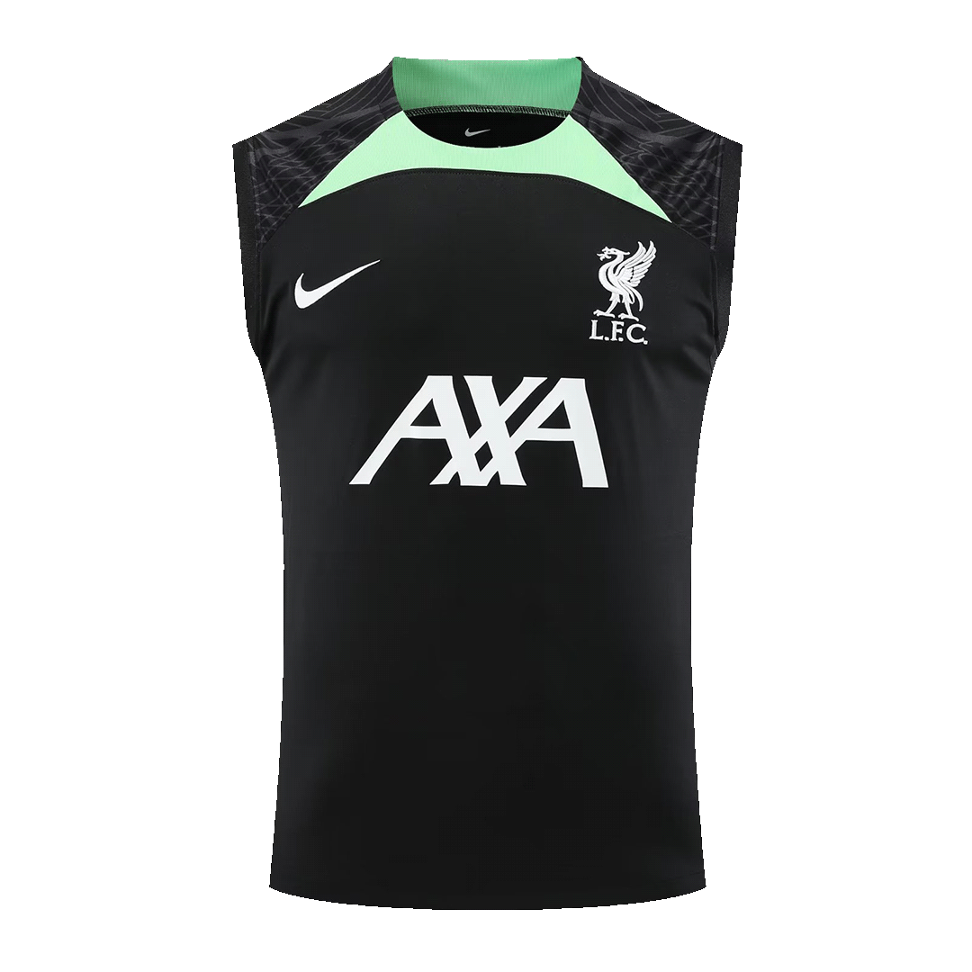 Liverpool Sleeveless Training Kit (Top+Shorts) Black 2023/24