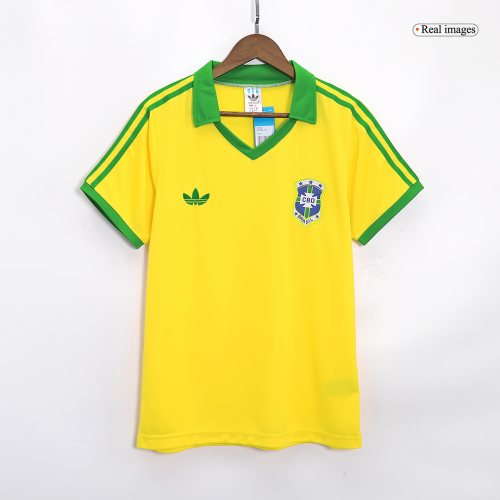 Retro Brazil Home Jersey 1977