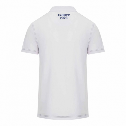 FRANCE RUGBY X RWC 2023 White POLO Shirt