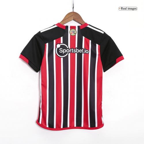 Kids Sao Paulo FC Away Kit Jersey+Shorts 2023/24