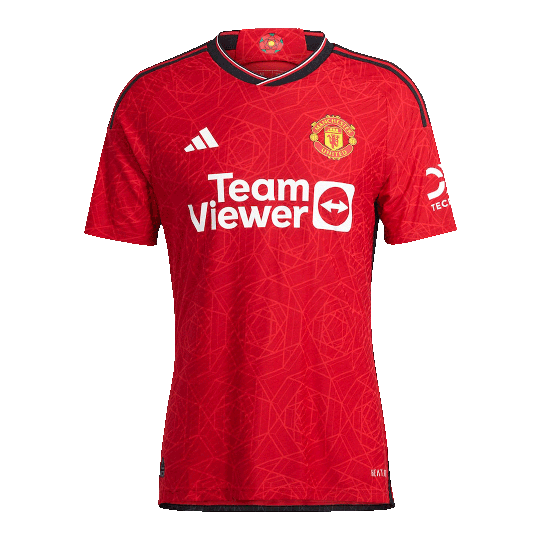 Manchester United Home Player Version Whole Kit Jersey+Shorts+Socks 2023/24