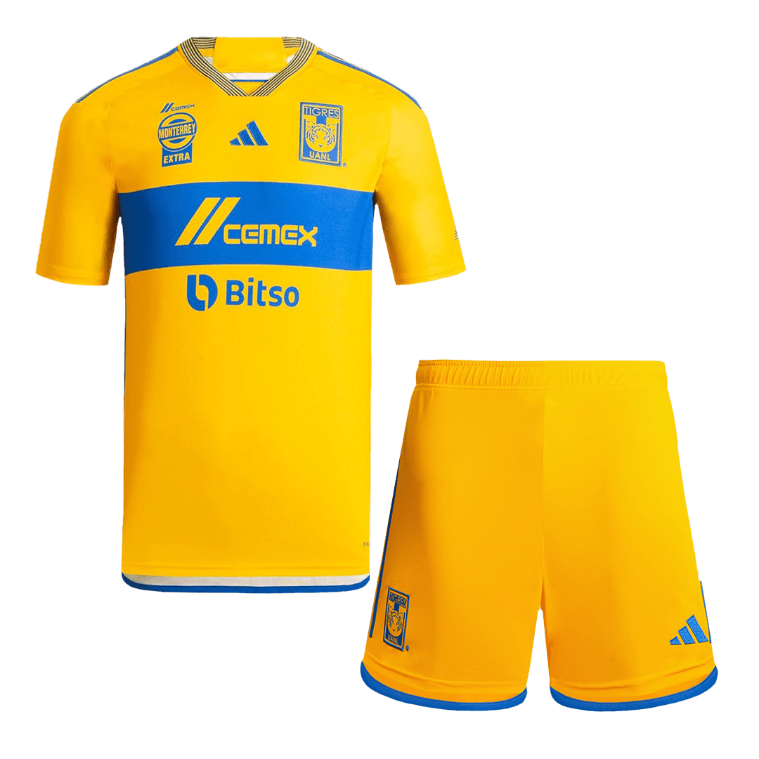 Tigres UANL Home Kit Jersey+Shorts 2023/24