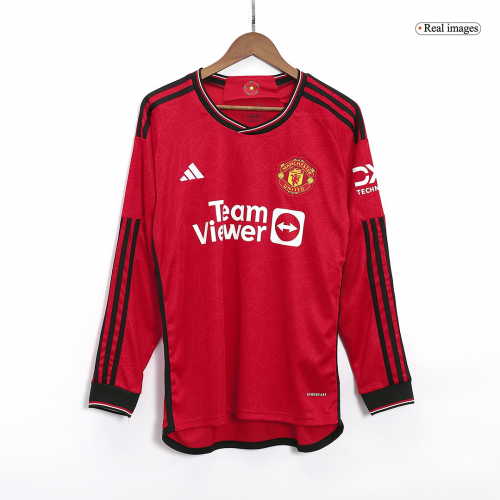 Manchester United Home Long Sleeve Jersey 2023/24