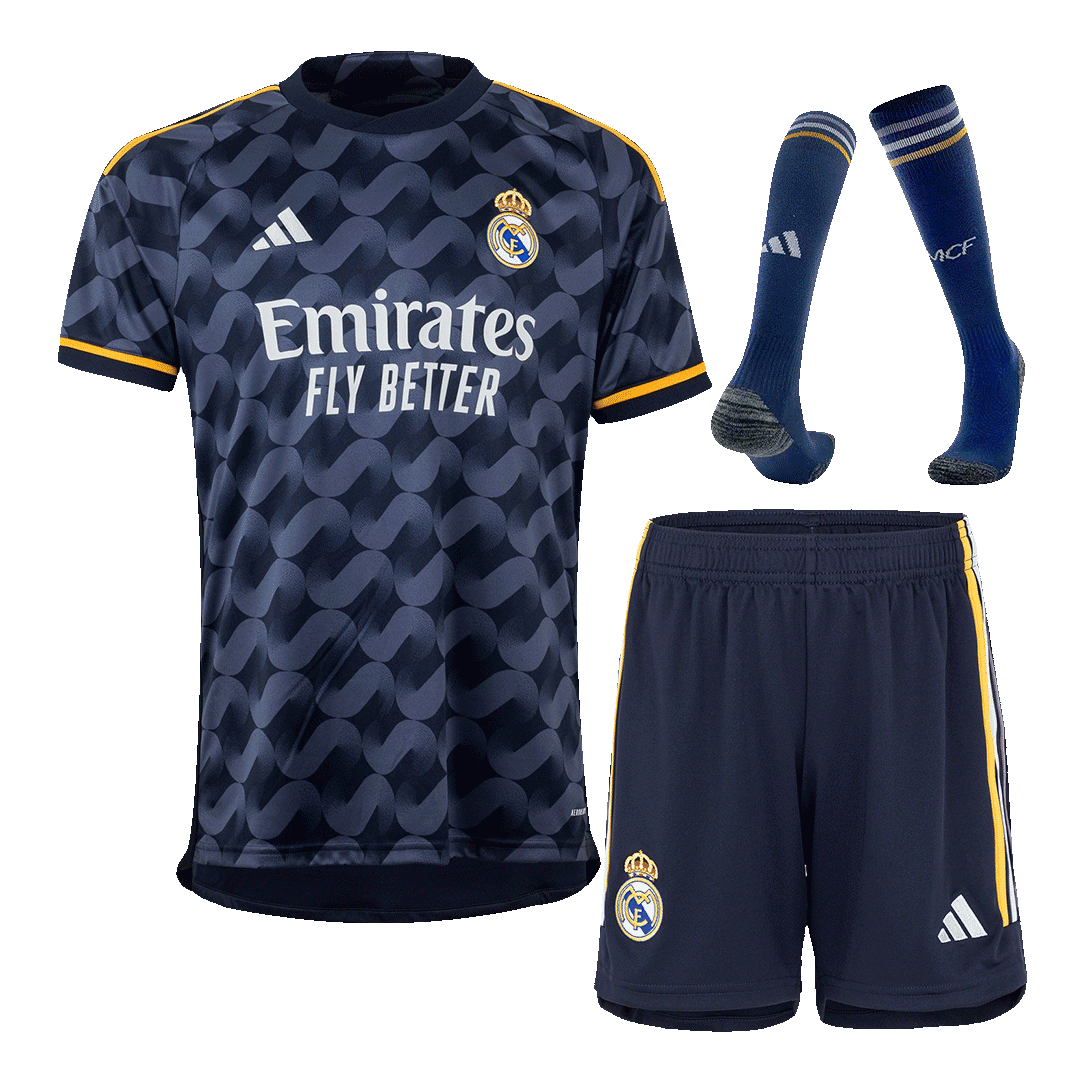 Real Madrid Whole Kit Away Jersey+Shorts+Socks 2023/24