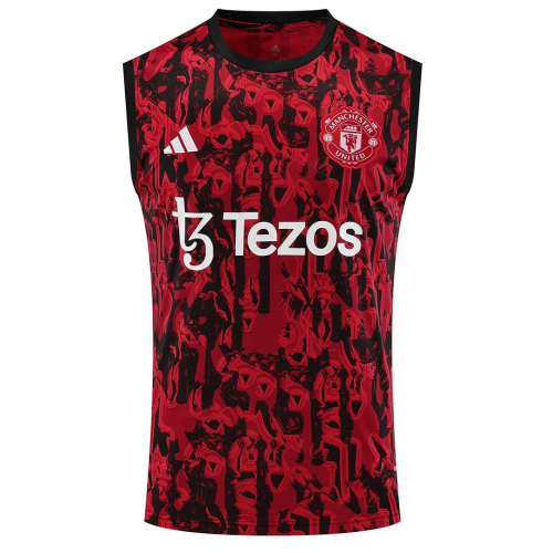 Manchester United Pre-Match Vest Jersey Red 2023/24