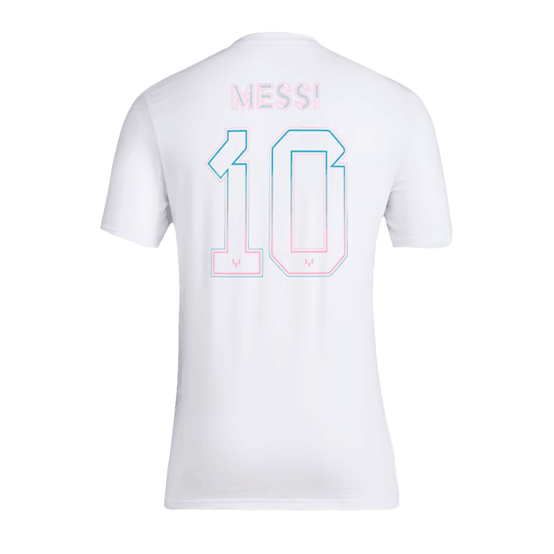 Inter Miami Messi Printing T-Shirt White 2023