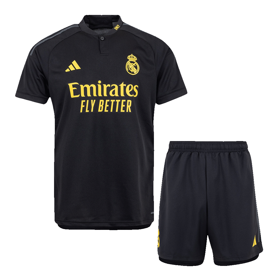 Real Madrid Third Away Whole Kit Jersey+Shorts+Socks 2023/24