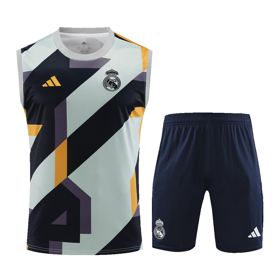 Real Madrid Sleeveless Training Kit (Top+Shorts) 2023/24