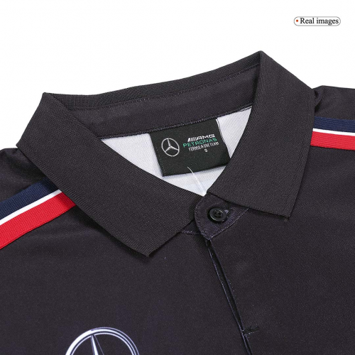 Mercedes AMG Petronas F1 Racing Team Polo - Black 2023