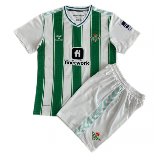 Kids Real Betis Home Kit Jersey+Short 2023/24