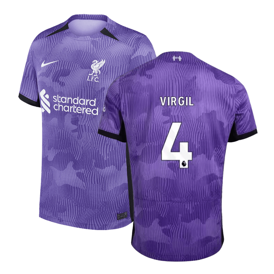 VIRGIL #4 Liverpool Third Jersey 2023/24