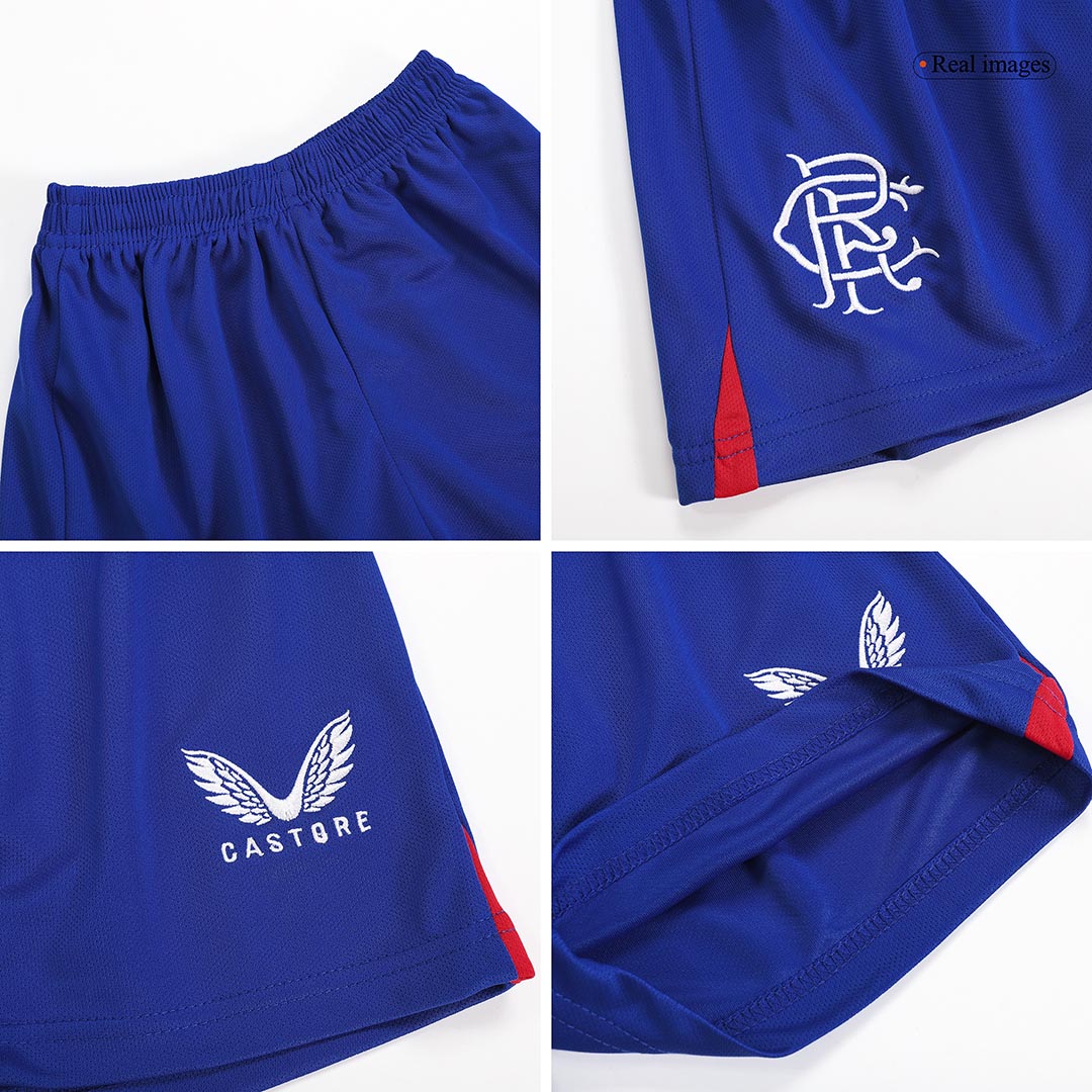 Kids Glasgow Rangers Away Kit Jersey+Shorts 2023/24
