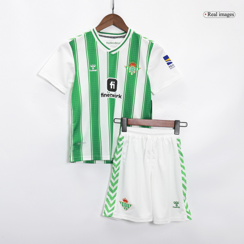 Kids Real Betis Home Kit Jersey+Short 2023/24