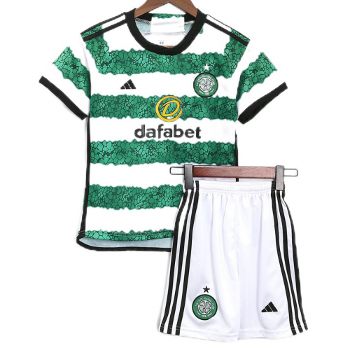 Kids Celtic Home Kit Jersey+Shorts 2023/24