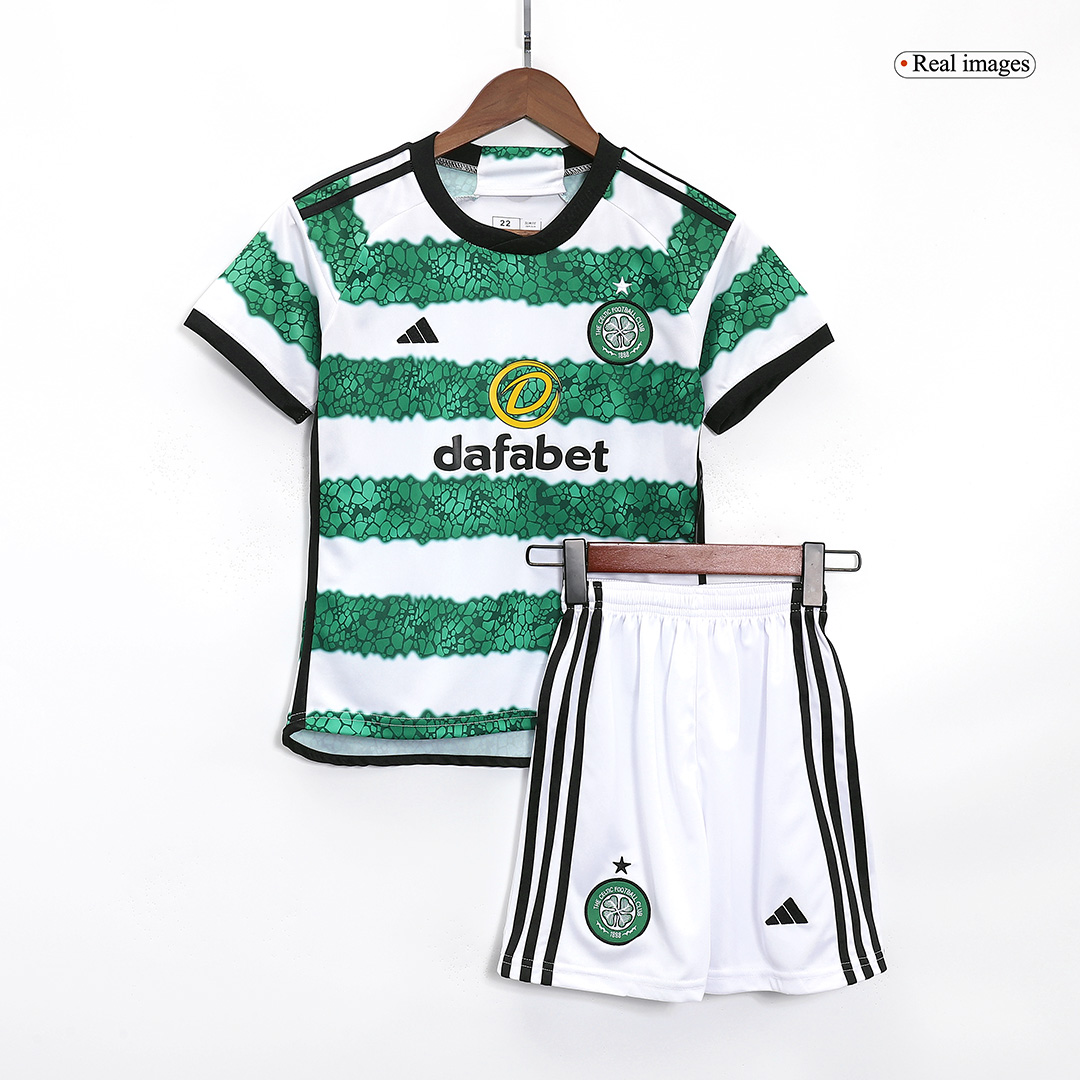 Kids Celtic Home Kit Jersey+Shorts 2023/24