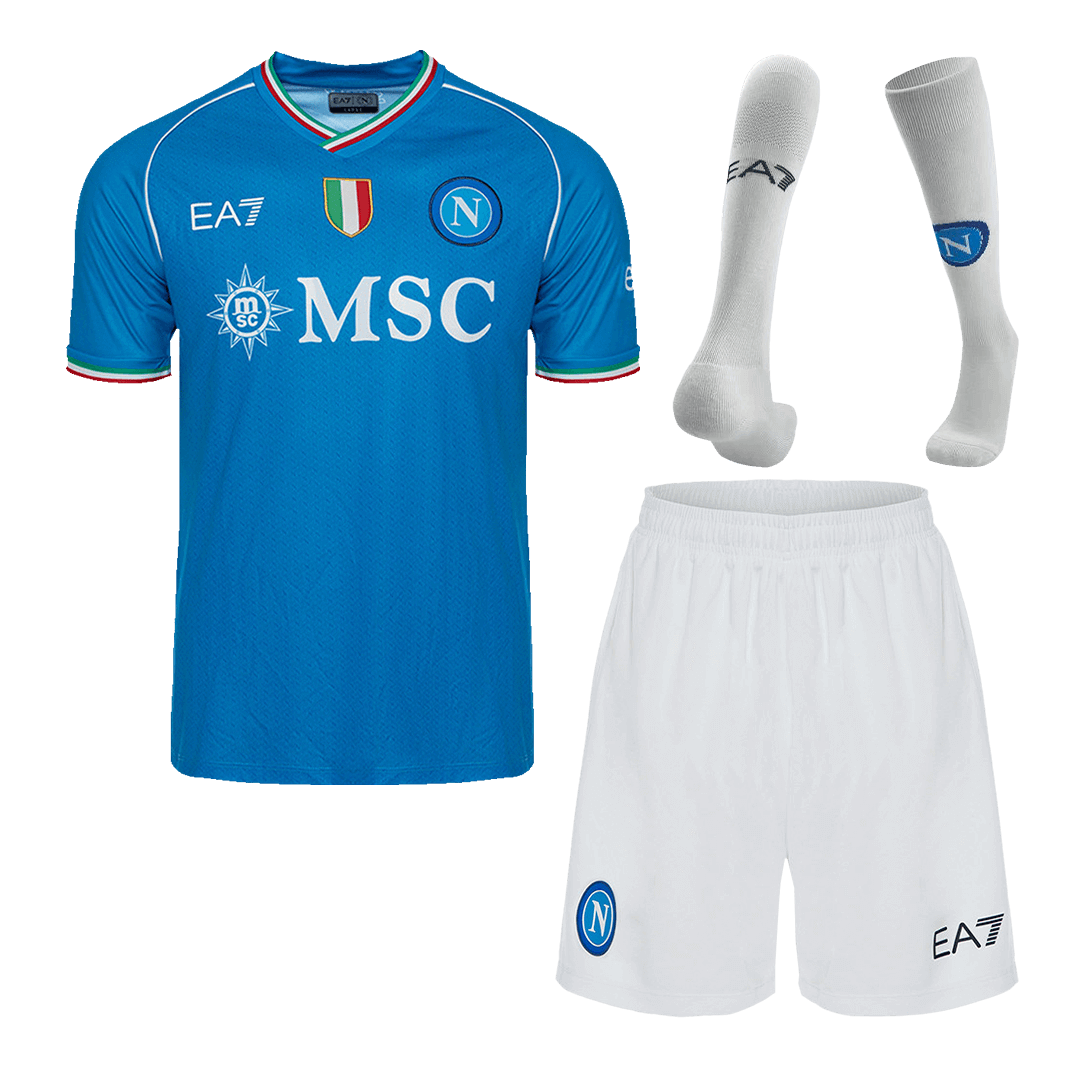 Napoli Home Whole Kit(Jersey+Shorts+Socks) 2023/24