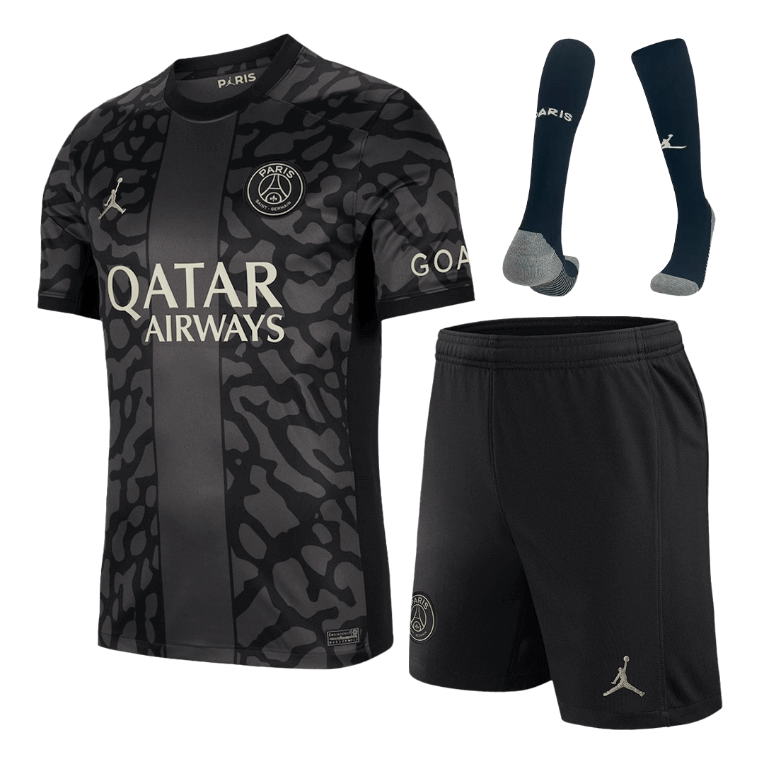 PSG Third Whole Kit(Jersey+Shorts+Socks) 2023/24