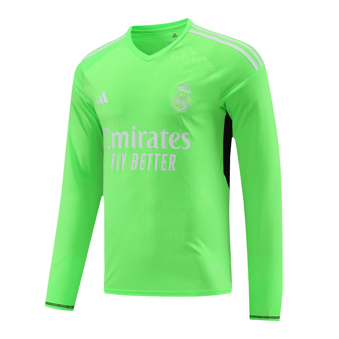Real Madrid Goalkeeper Long Sleeve Jersey Green 2023/24