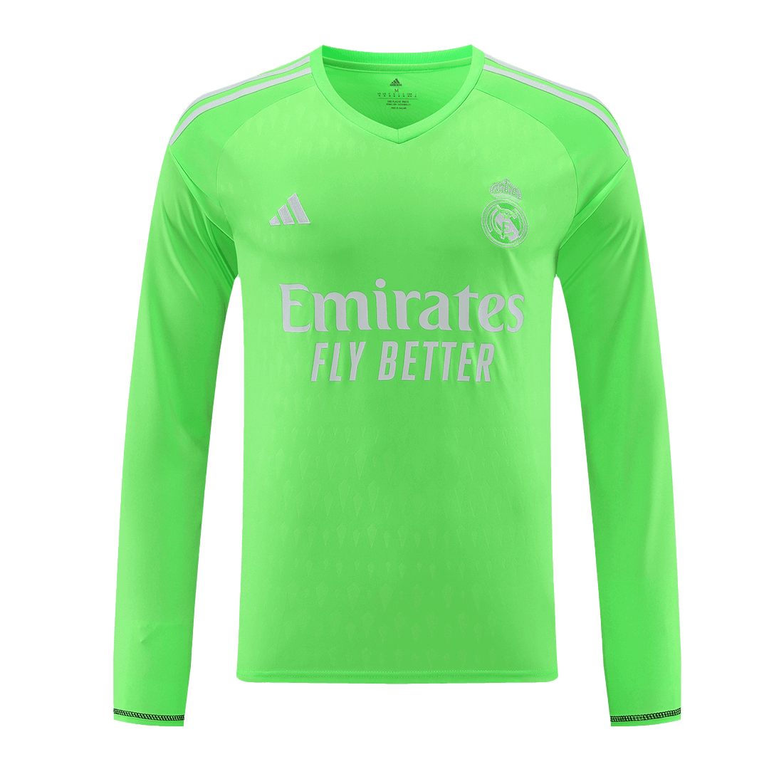 Real Madrid Goalkeeper Long Sleeve Jersey Green 2023/24