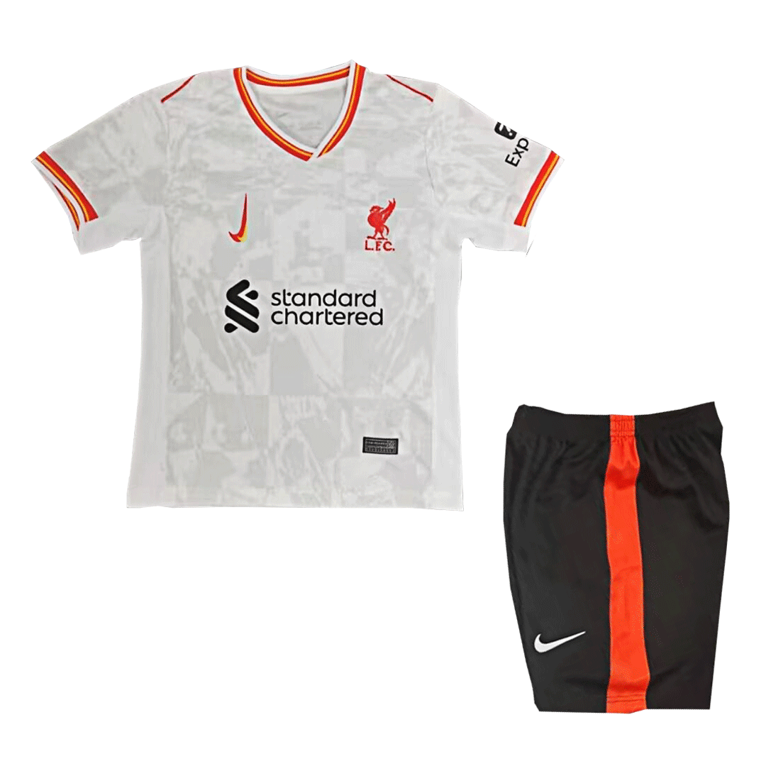 Kids Liverpool Third Kit(Jersey+Shorts) 2024/25