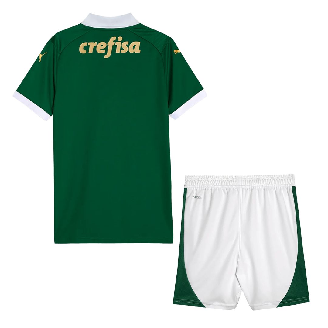 Kids SE Palmeiras Home Kit(Jersey+Shorts) 2024/25