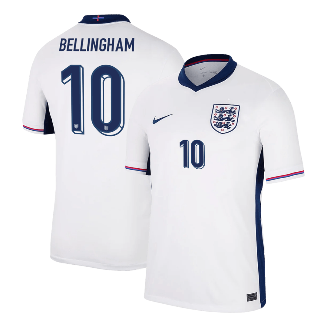 BELLINGHAM #10 England Home Jersey Euro 2024