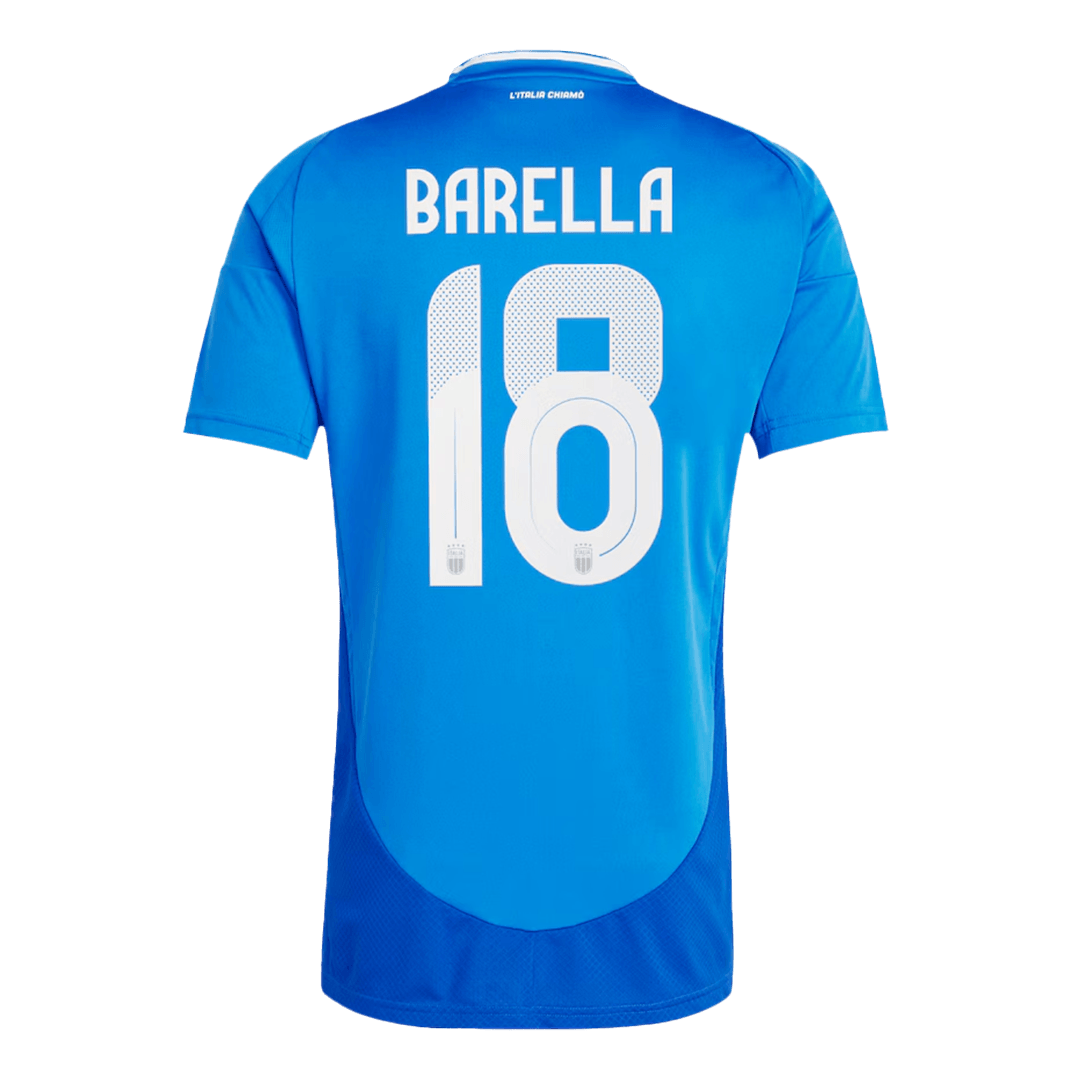 BARELLA #18 Italy Home Jersey Euro 2024