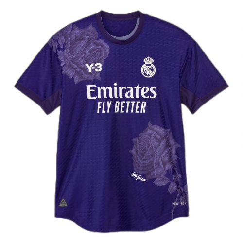 VINI JR. #7 Real Madrid Y-3 Fourth Jersey Purple Player Version 2023/24
