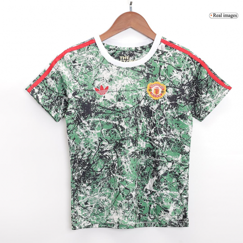 Kids Manchester United x Stone Roses Kit(Jersey+Shorts) 2023/24